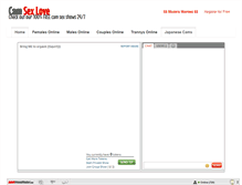Tablet Screenshot of camsexlove.com